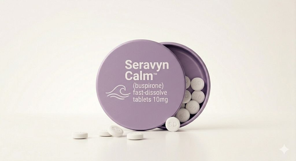 Seravyn Calm tablets tin